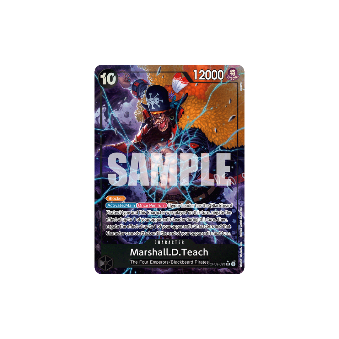 Marshall.D.Teach - OP09-093 - SR Parallel - Emperors In The New World