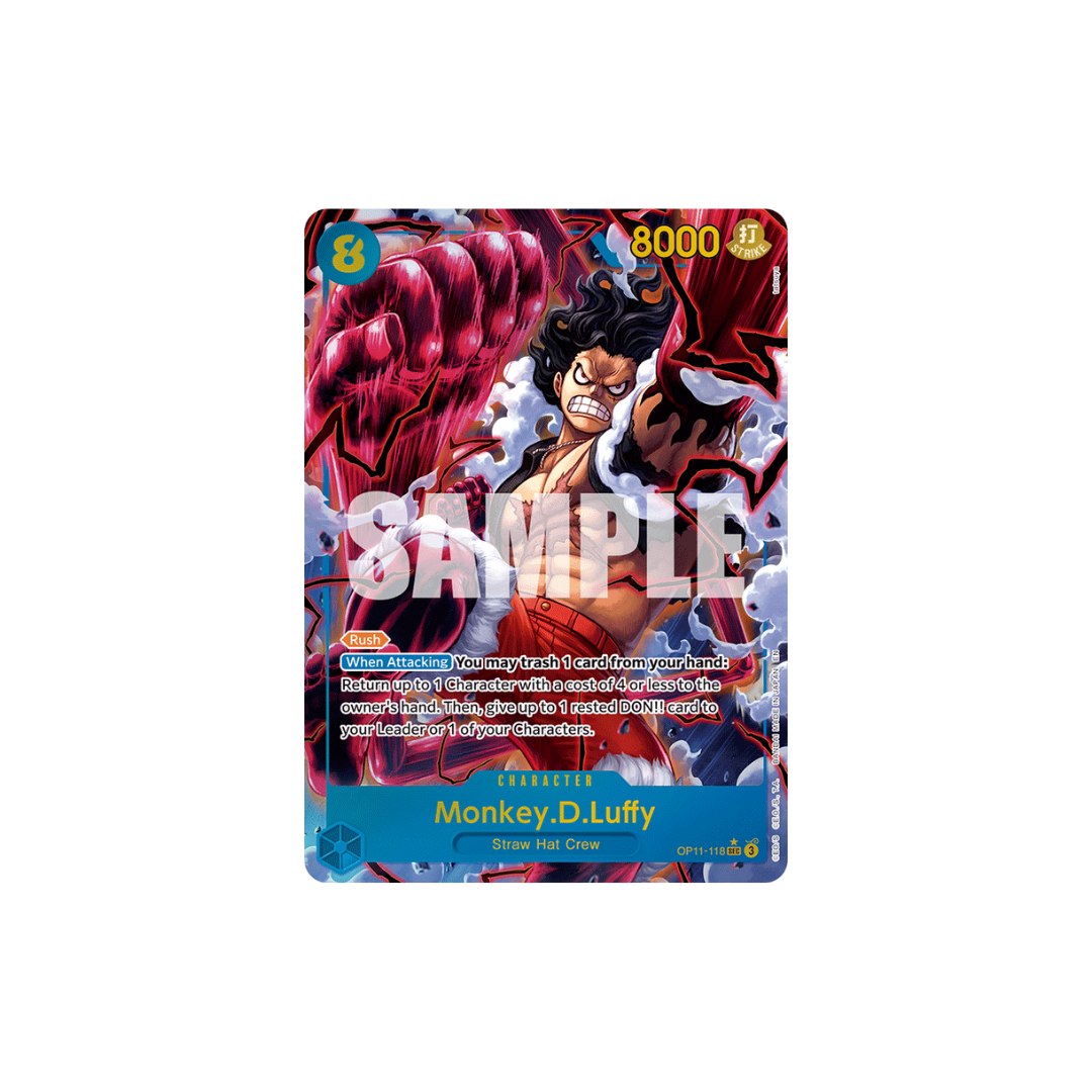 Monkey.D.Luffy - OP11-118 - SEC Parallel - A Fist Of Divine Speed
