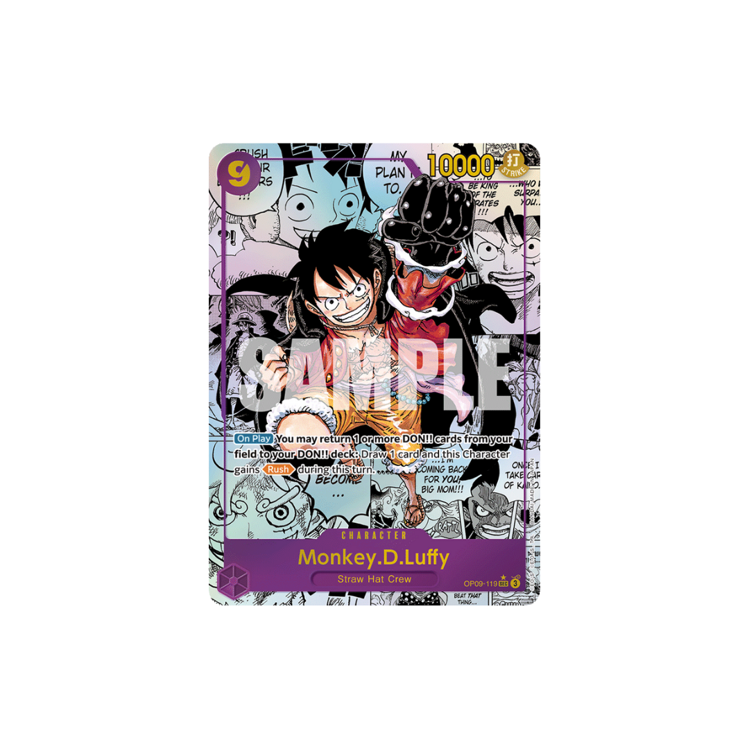 Monkey.D.Luffy - OP09-119 - SEC Manga - Emperors In The New World