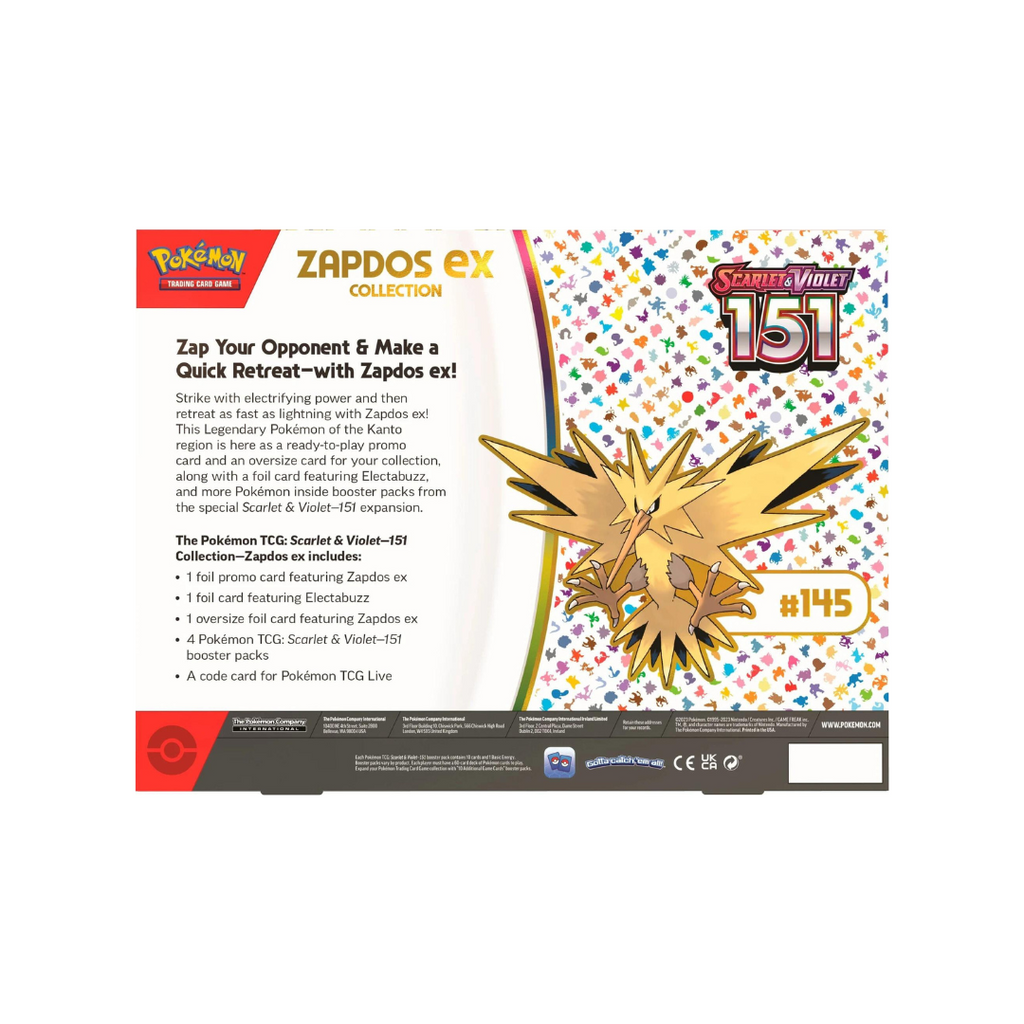 151 - Zapdos ex Collection Box