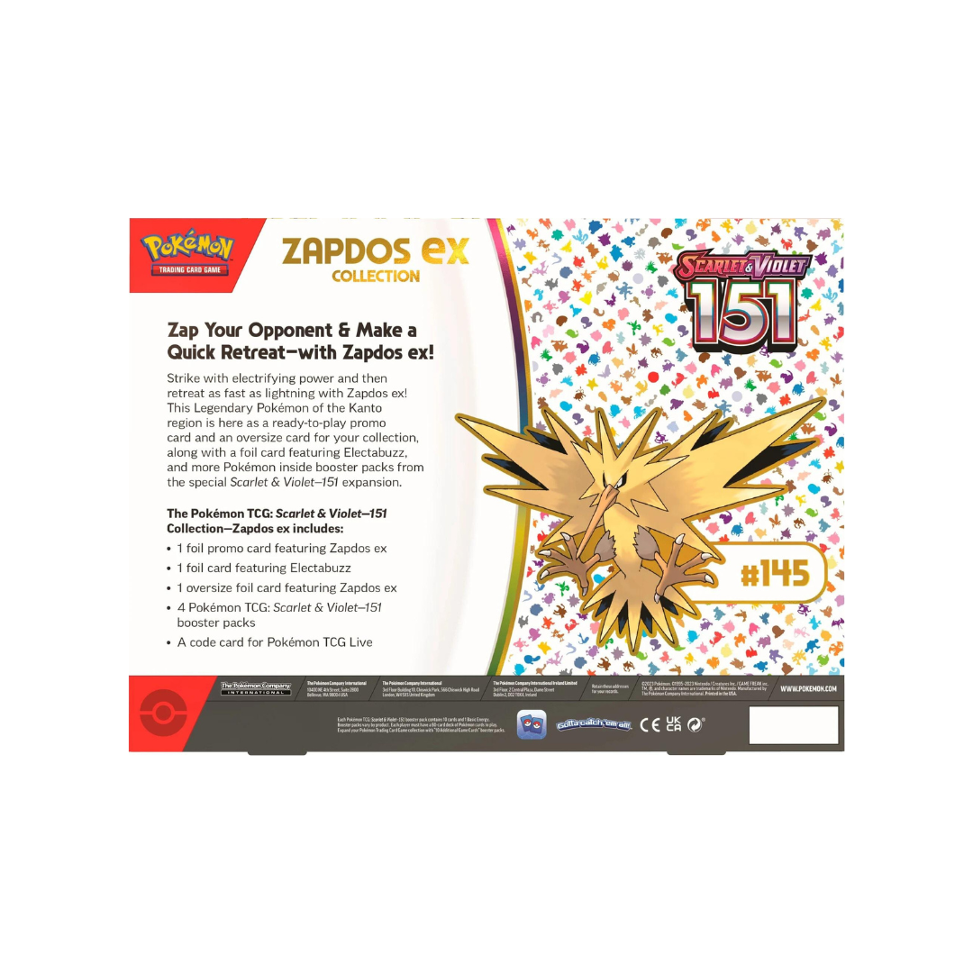 151 - Zapdos ex Collection Box