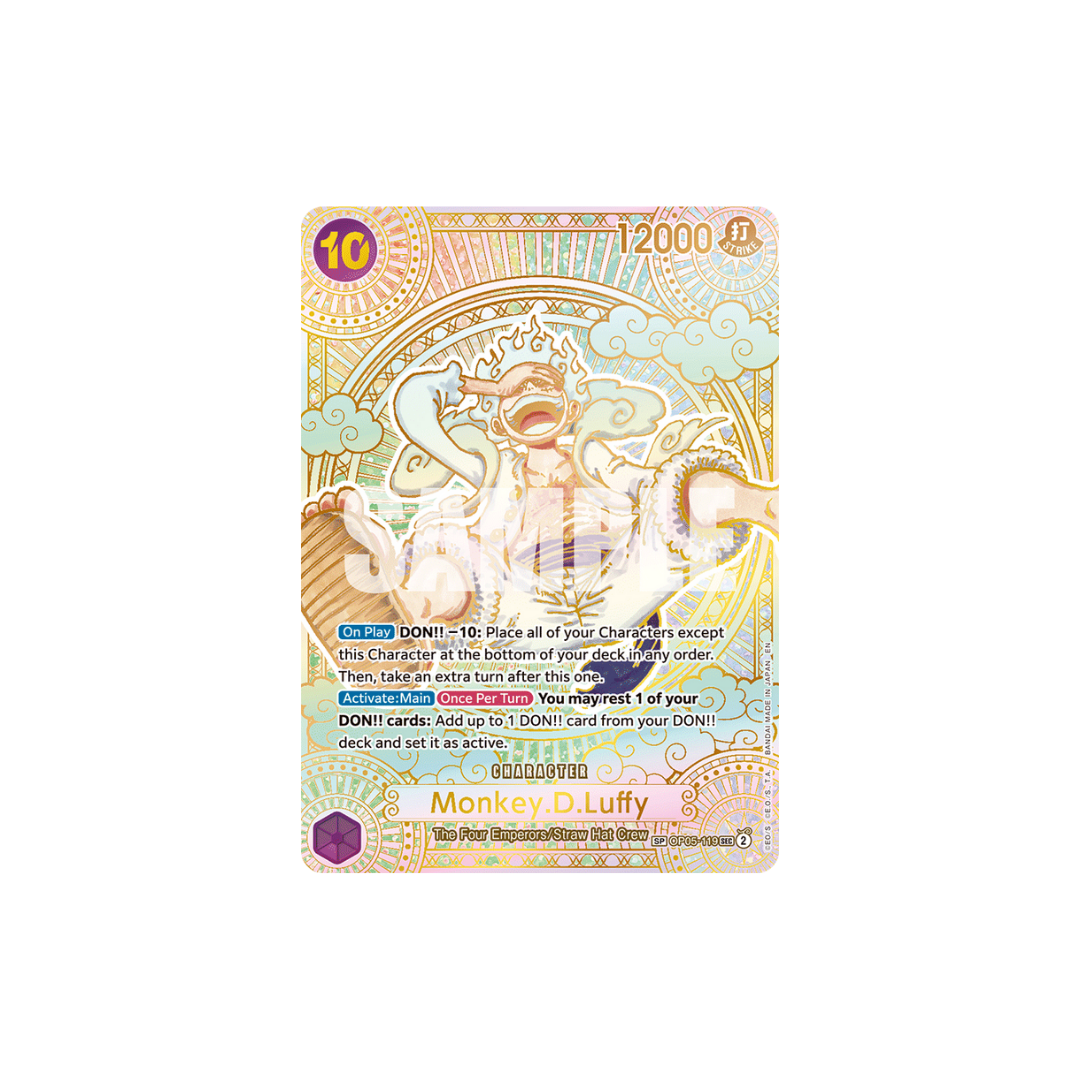 Monkey.D.Luffy - OP05-119 - SP Gold - A Fist Of Divine Speed