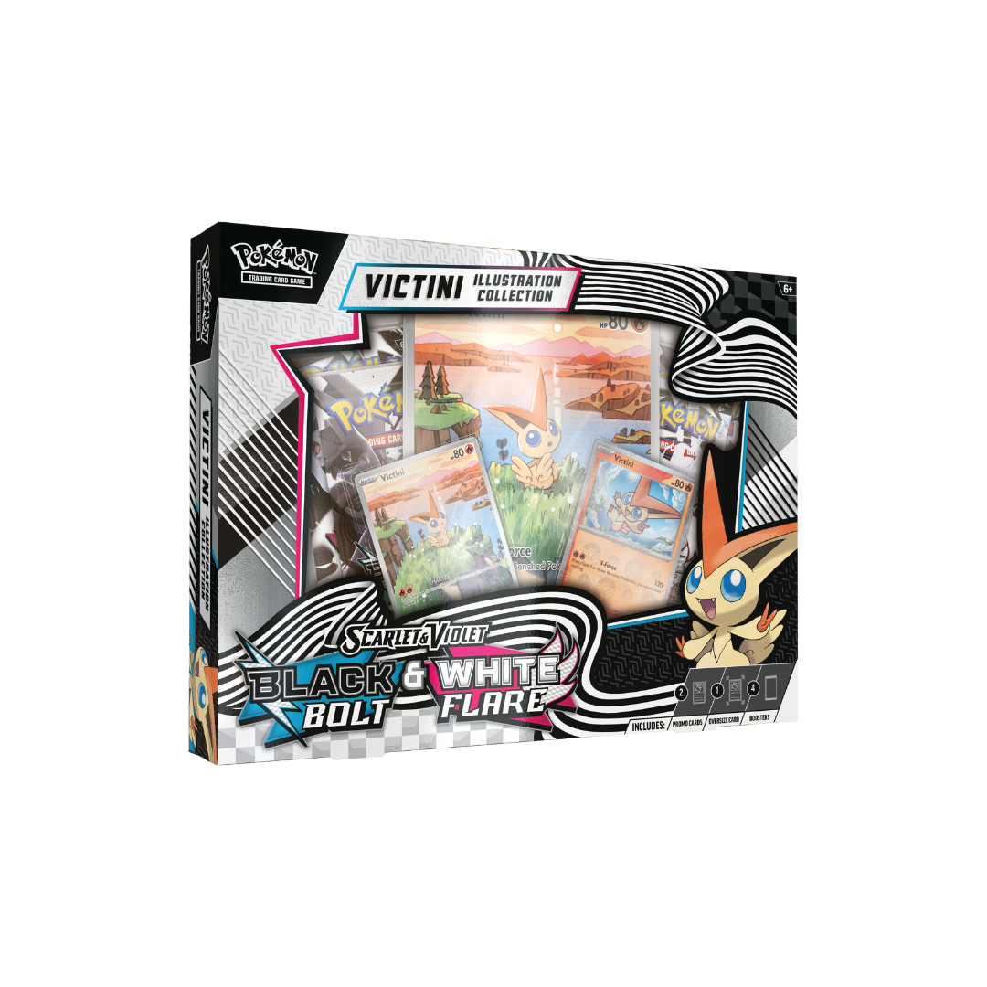 Black Bolt & White Flare Unova - Victini Illustration Collection