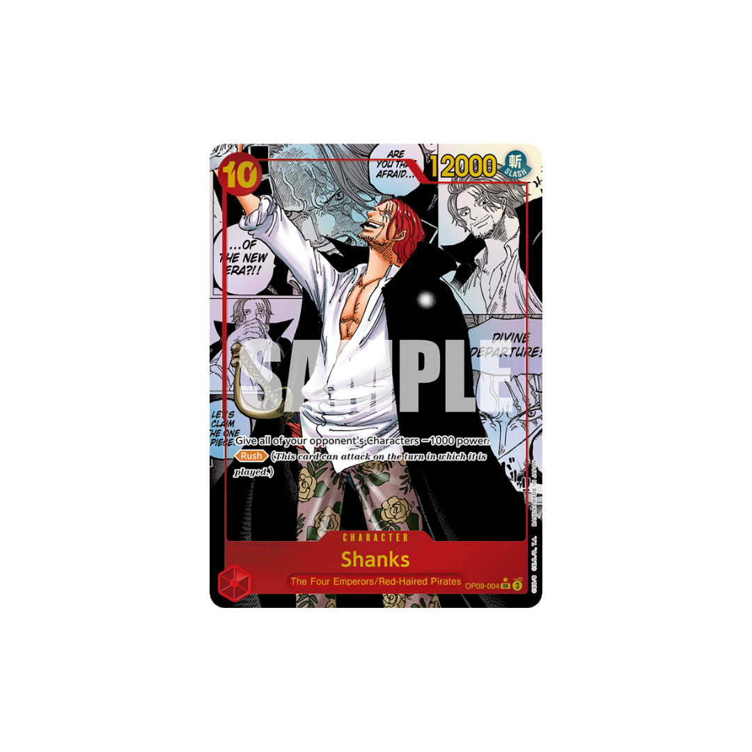 Shanks - OP09-004 - SR Manga - Emperors In The New World