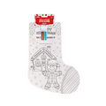 Wholesale Colour Your Own Christmas Stocking With 4 Felt Tip Pens - (Case of 12)