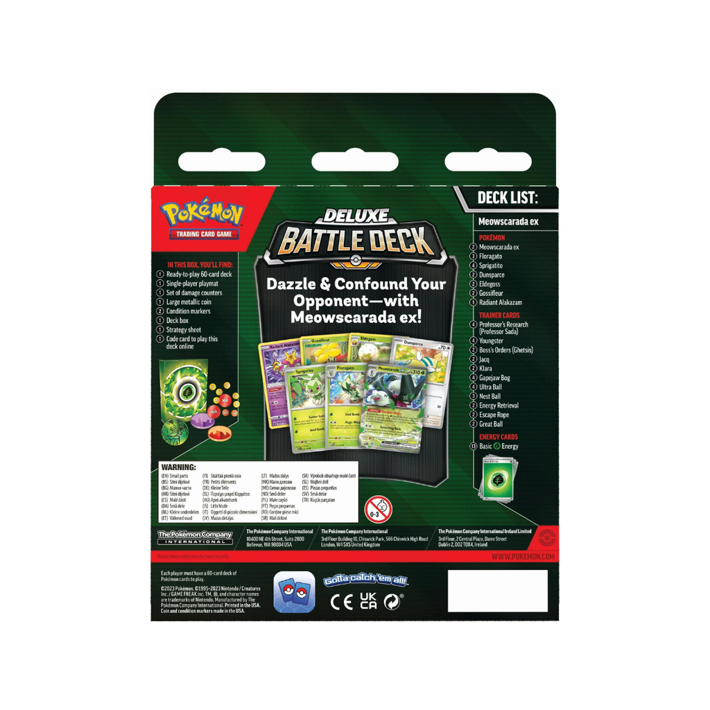 Meowscarada/Quaquaval ex Deluxe Battle Deck