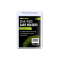 MintKeeper - Semi Rigid Card Holders (25 Pack)