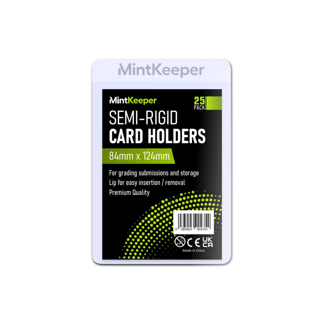 MintKeeper - Semi Rigid Card Holders (25 Pack)