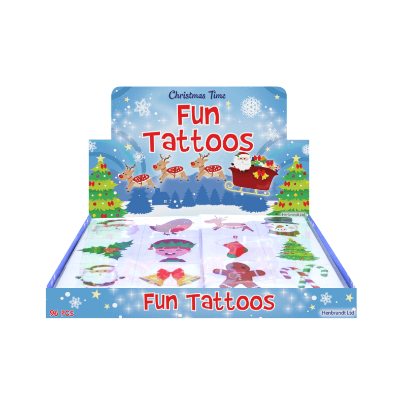 Wholesale Christmas Temporary Tattoo Sheets