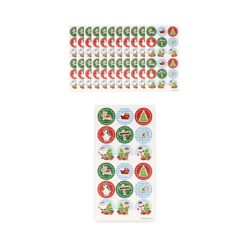 Christmas Stickers 12 Pack