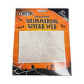 Halloween Holographic Shimmering Cobweb Decoration 5ft